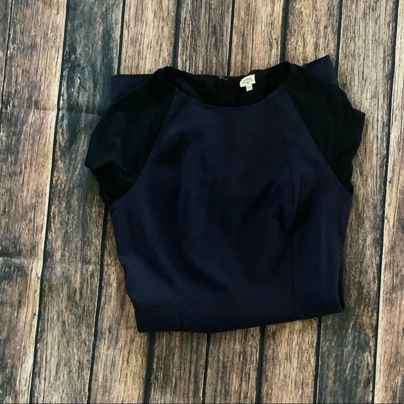 Aritzia Wilfred Black and Navy Blue Dress - Picture 9 of 12